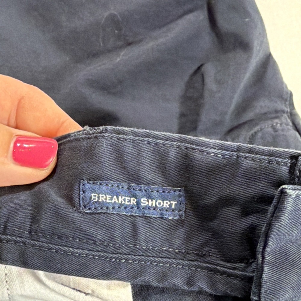 Vineyard Vines Breaker Shorts Men's Size 35 Blue Chino Flat Front Casual Preppy - Picture 6 of 8